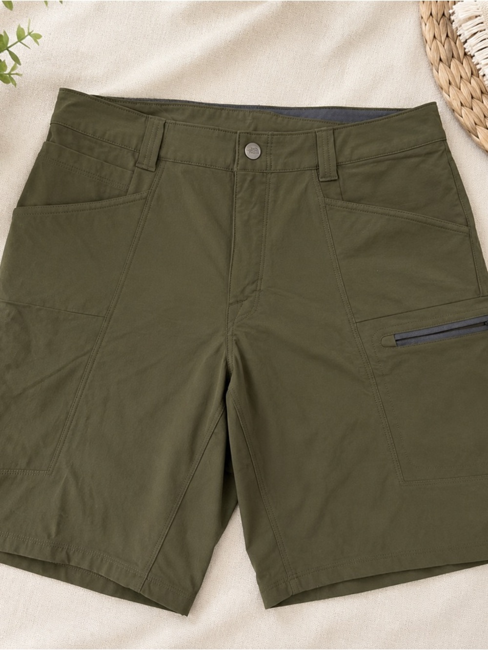 The North Face Olive Green Outdoor Hybrid Shorts